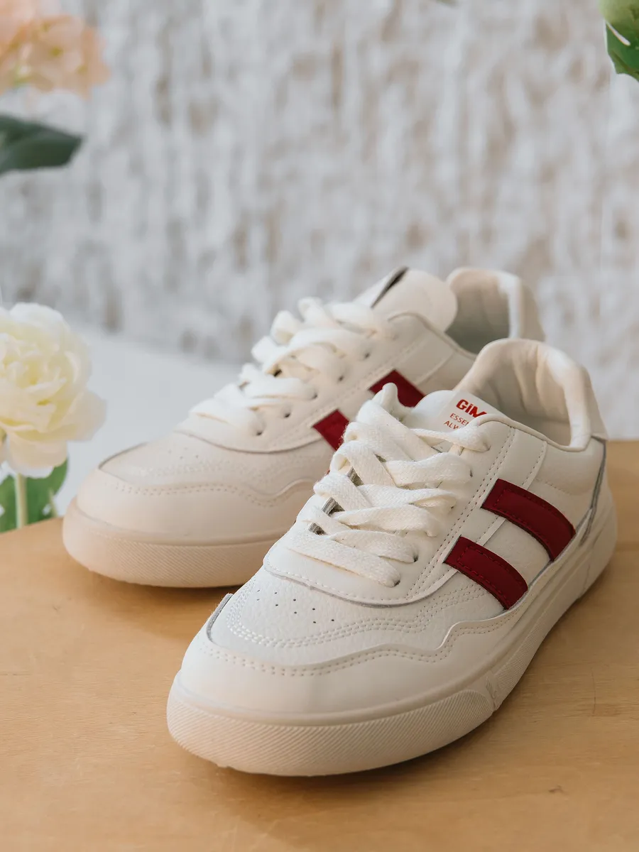 Кроссовки жен. 462-128-11/08 beige+red р.35