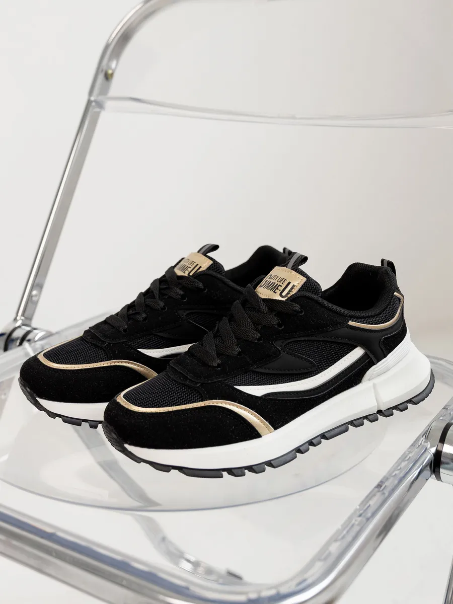 Кроссовки жен. 462-144-10/01 black р.34,5