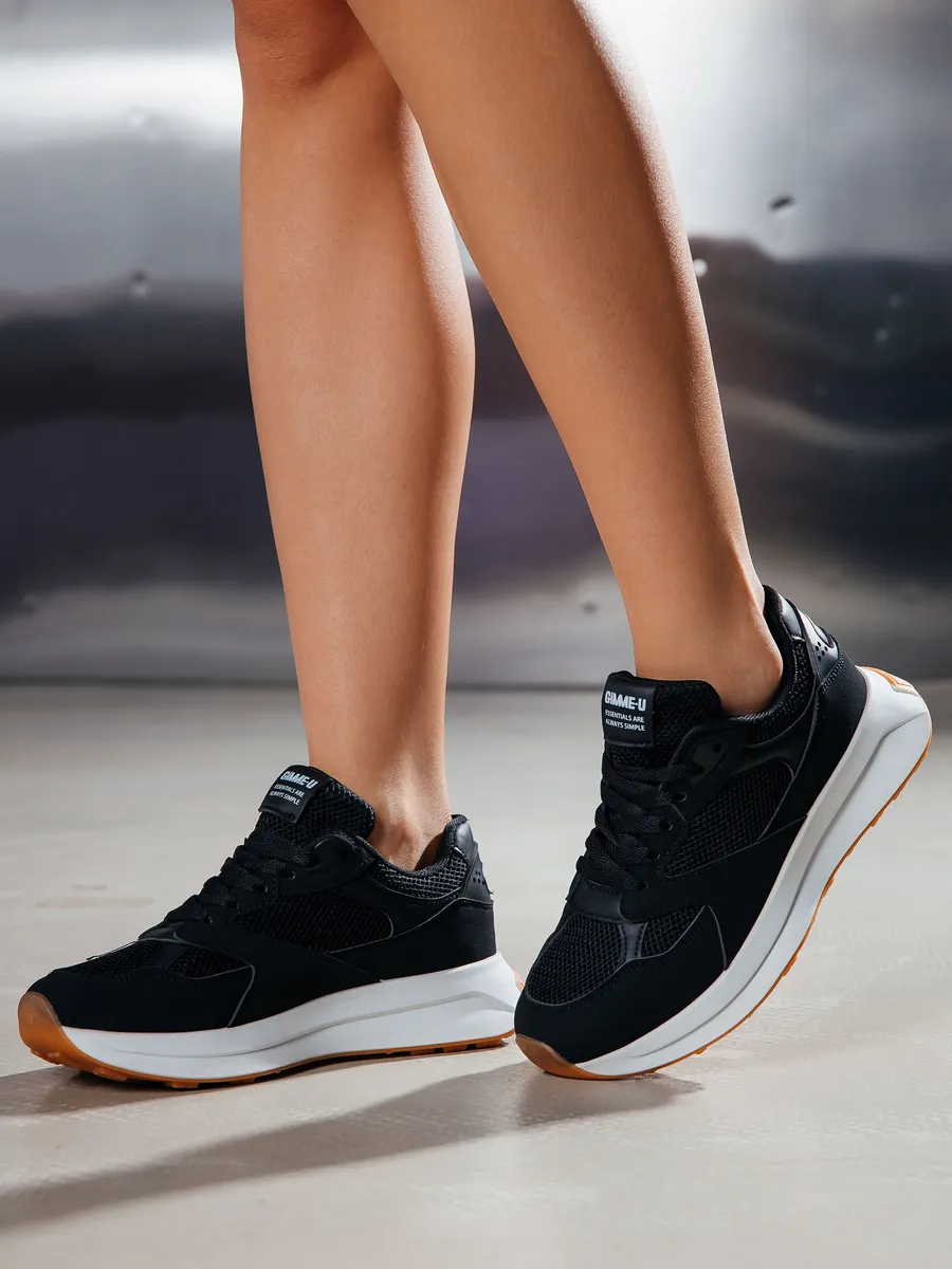 Кроссовки жен. 462-146-10-01 р.34,5 черный