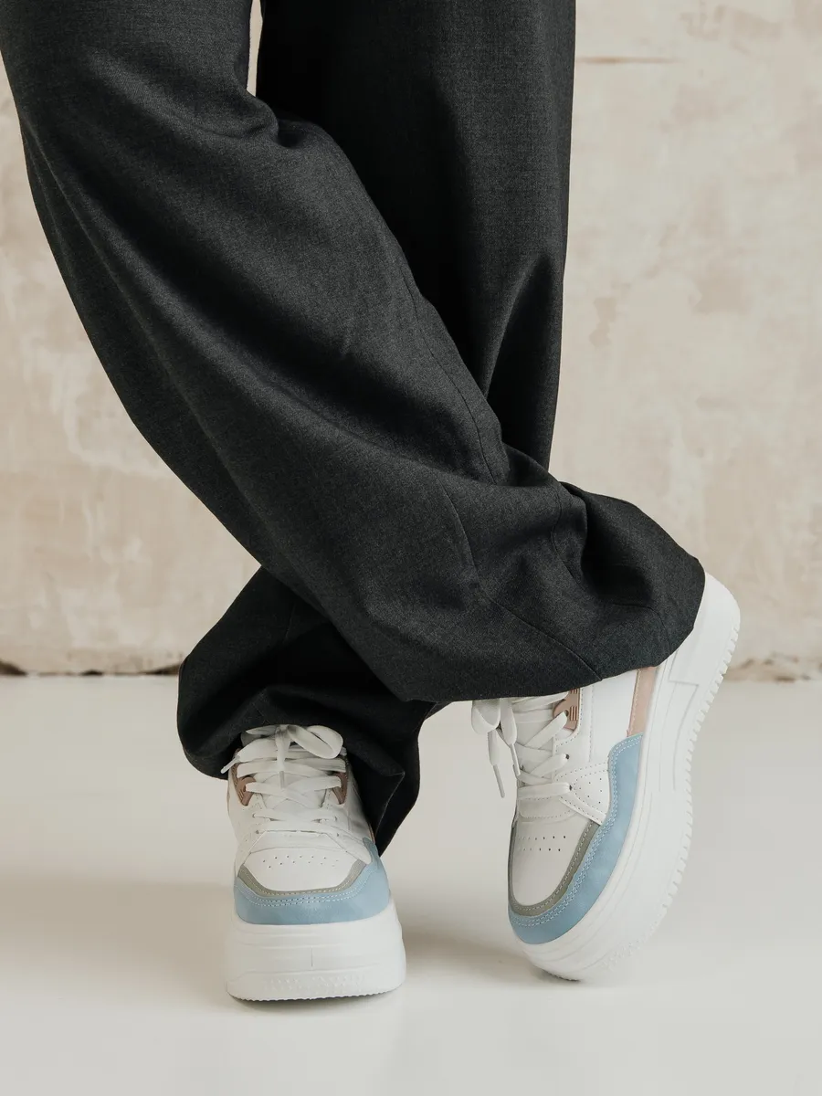 Кроссовки жен. 462-106-10-04-07 white+blue+pink р.34