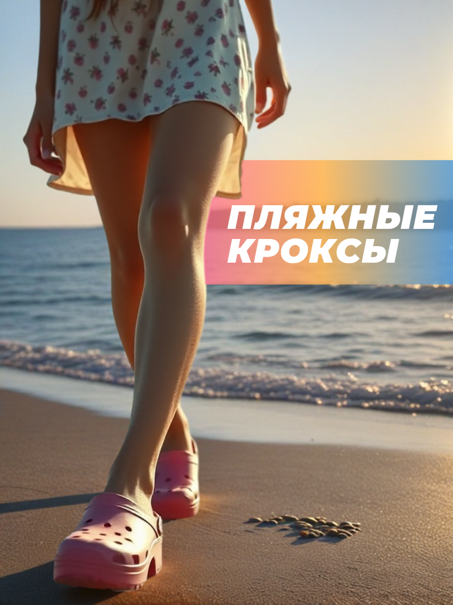 Пляжные кроксы