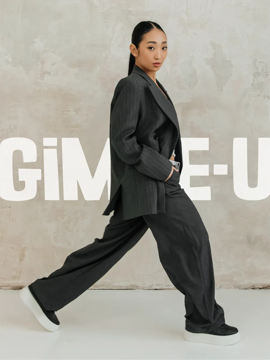 Кроссовки жен. 462-102-10/01 black+white р.34