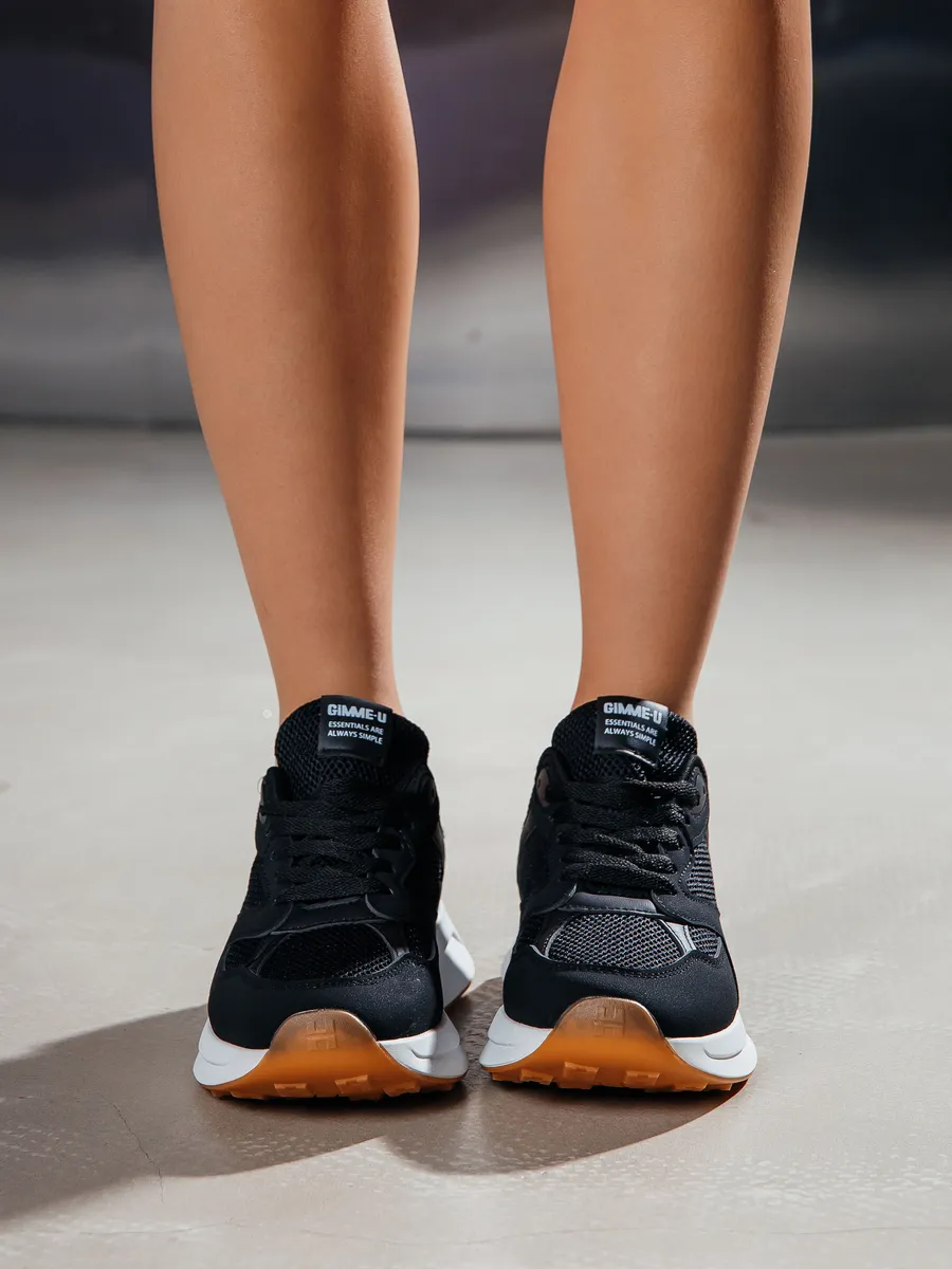 Кроссовки жен. 462-146-10-01 р.34,5 черный