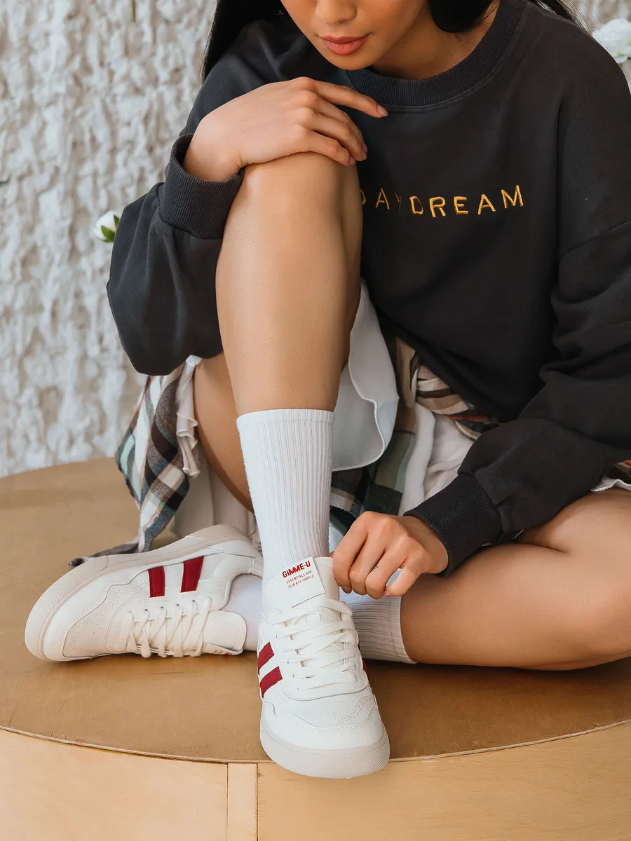 Кроссовки жен. 462-128-11/08 beige+red р.35