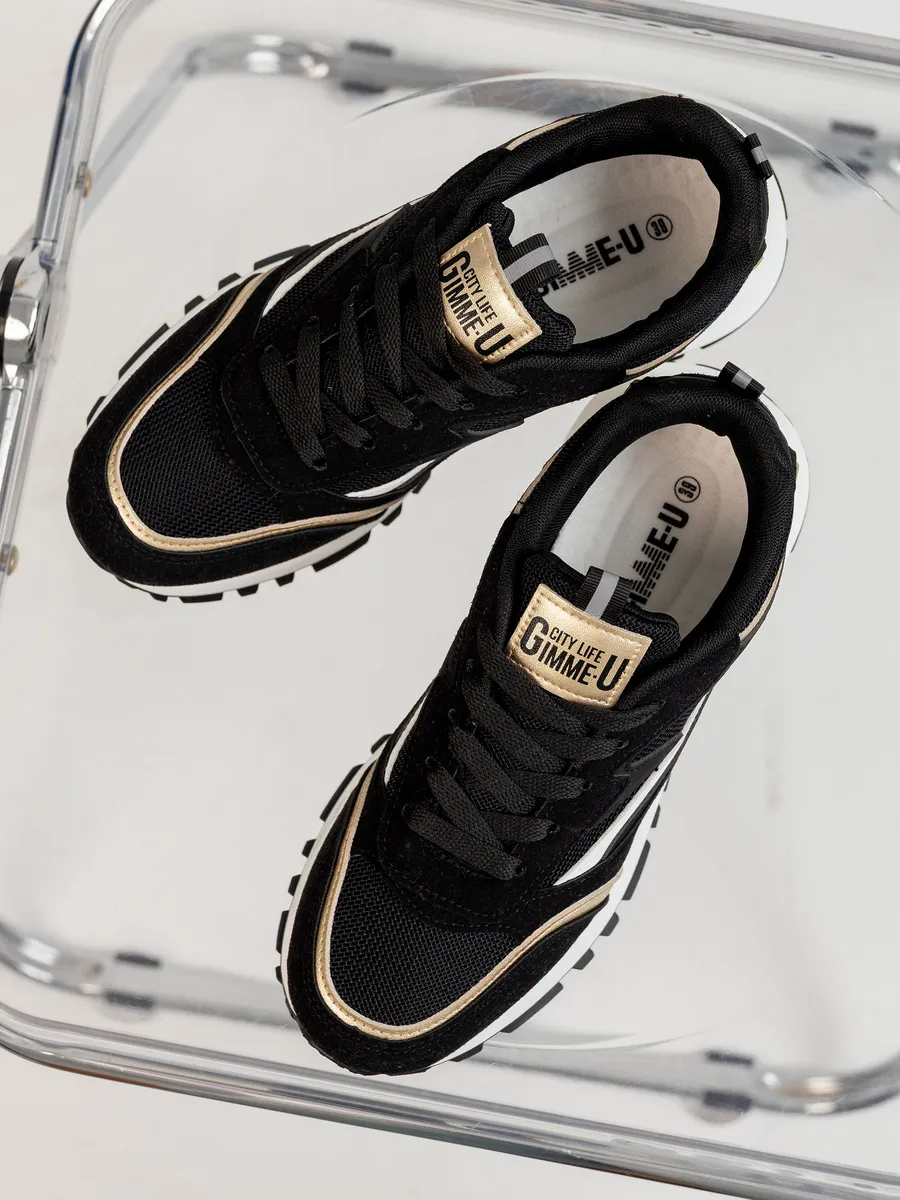 Кроссовки жен. 462-144-10/01 black р.34,5