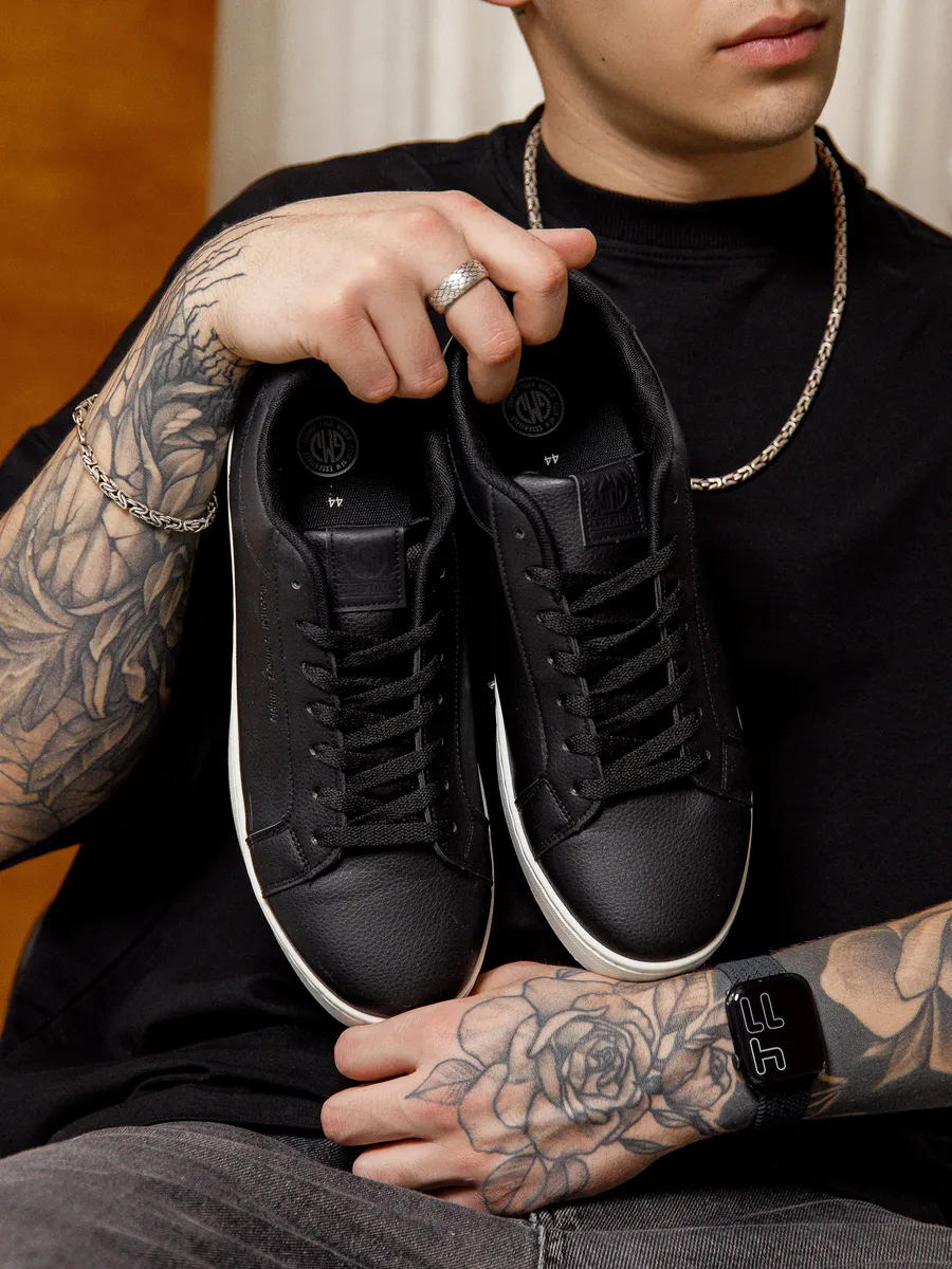 Кроссовки муж. 461-045-10/01 white+black р.40