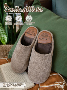 Тапочки домашние мужские 710-001-16 зак (40-41)