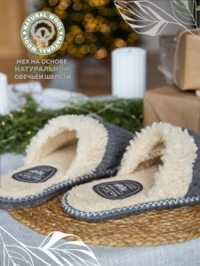 Тапочки домашние мужские А-51-053-12 закрытые  (р.40/41)