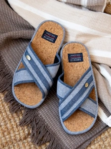 Тапочки домашние мужские SM 100-048-02 открытые (р.40)