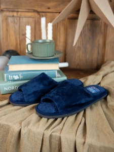 Тапочки домашние мужские А-56 В22-133-02 открытые  (р.40/41)