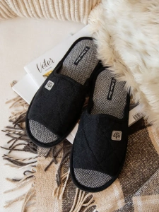 Тапочки домашние мужские А81-645-01 открытые (р.40)