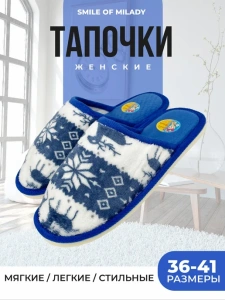 Туфли комнат. жен. А-70 В22-114-03 зак. (р.36/37)