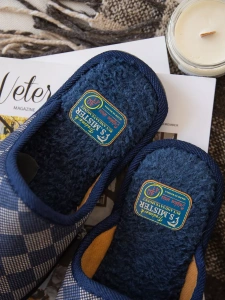 Тапочки домашние мужские А-56 В22-101-02 закрытые (р.40/41)