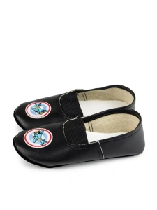 Чешки детские Р-076 Черные, самолет синий р.23