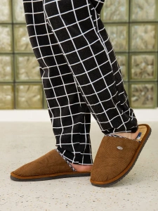 Тапочки домашние мужские А-56-201-1-16 закрытые (р.40/41)