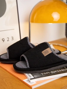 Тапочки домашние мужские А81-251-01 открытые  (р.40)