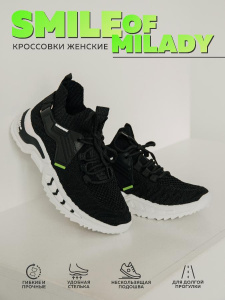 Кроссовки жен. ZM25-79 black (39р)