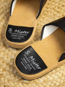 Тапочки домашние мужские SM 100-163-01 открытые (р.42)