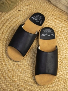 Тапочки домашние мужские SM 100-163-01 открытые (р.42)