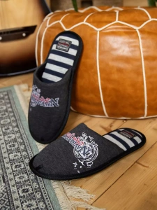 Тапочки домашние мужские А-3051-077-01 закрытые  (р.40/41)