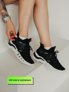 Кроссовки жен. ZM25-79 black (39р)