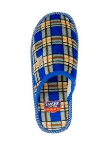 Тапочки домашние мужские А-160-03 в клетку (р.40/41)