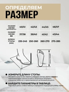 Тапочки домашние мужские CH-343-127-01 закрытые  (р.40/41)