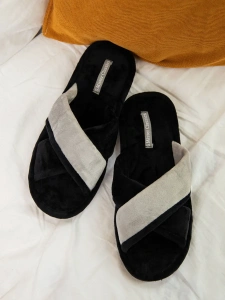 Тапочки домашние мужские А-56-515-01 открытые (р.40/41)